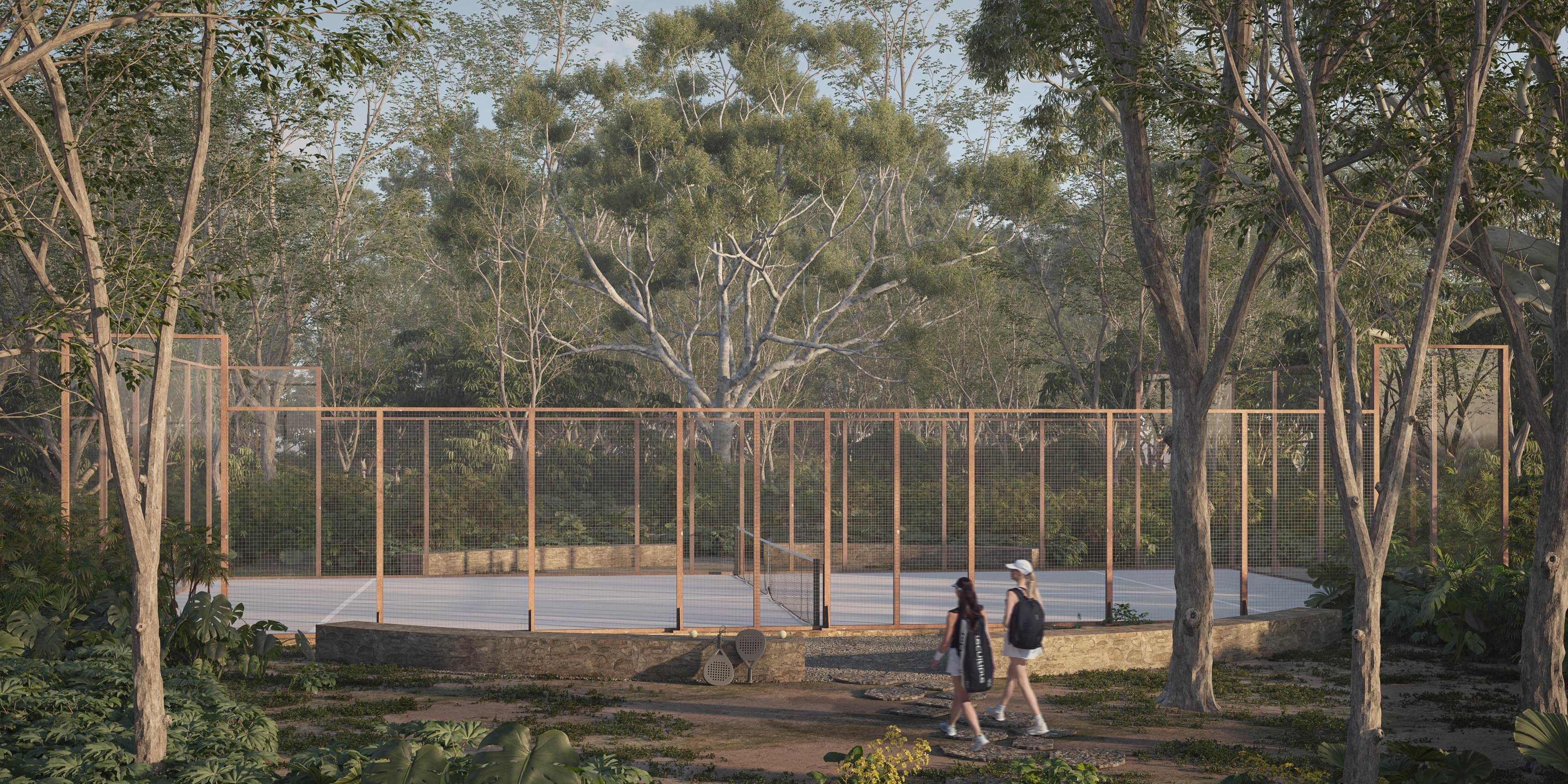 Two padel courts
